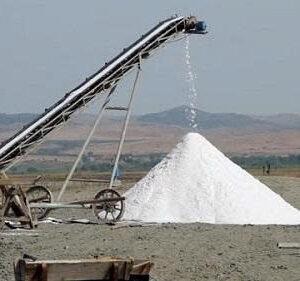 Băng tải cao su muối