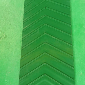 Băng tải PVC xanh Gân V