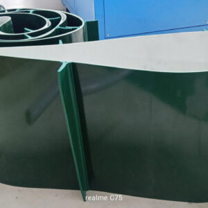 Băng tải PVC dán Bèo hai Bên và dán Gờ T